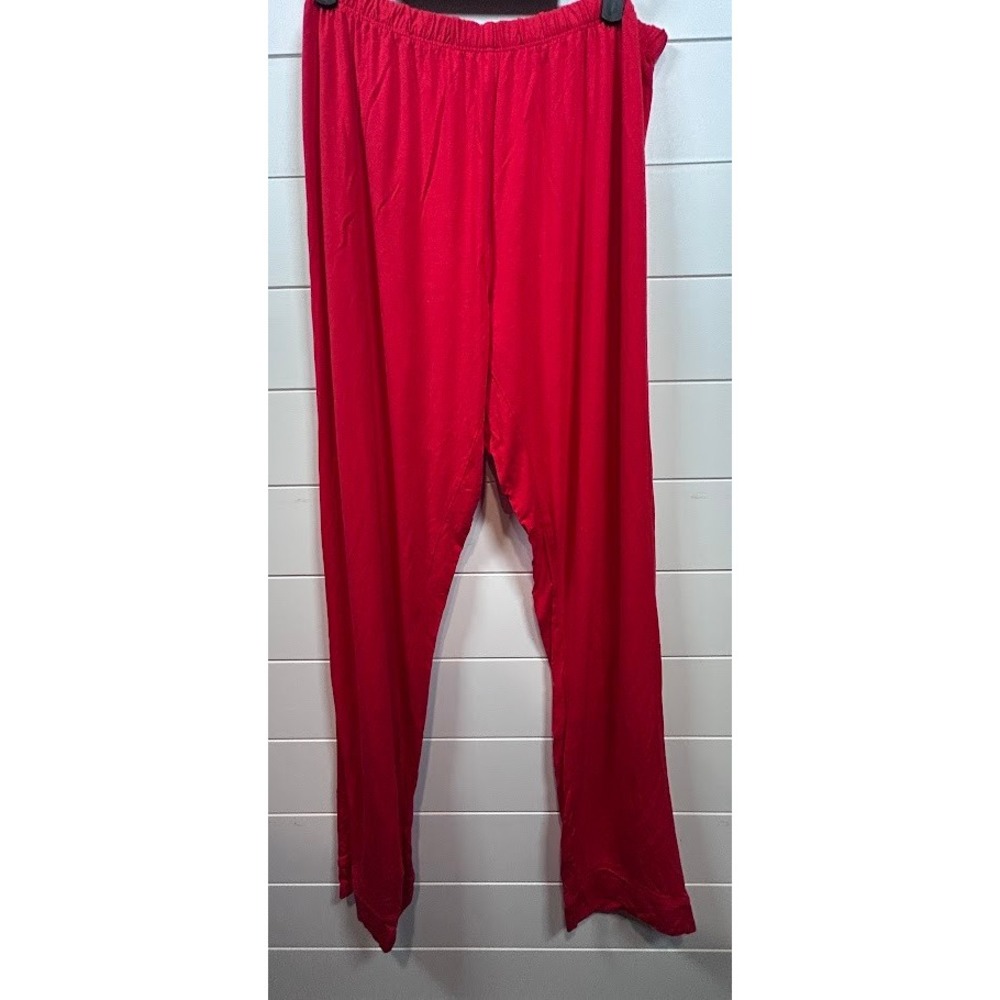 MeUndies Womens Pajama Set XL‎ Red Sleepwear Loungewear Top & Pants Soft - Picture 5 of 6